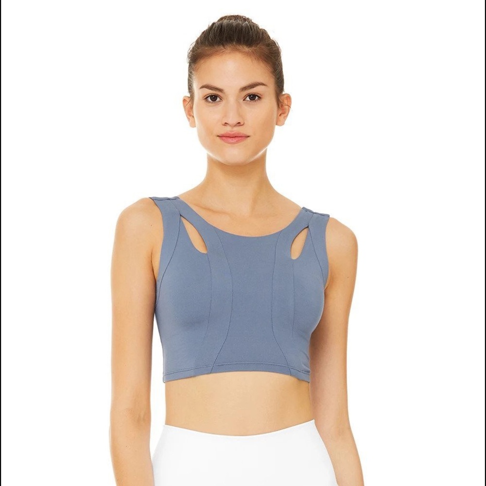 Alo Yoga Arch Bra Blue Jean size S